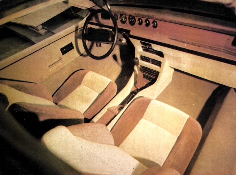 Lancia Mizar (Michelotti), 1974 - Interior